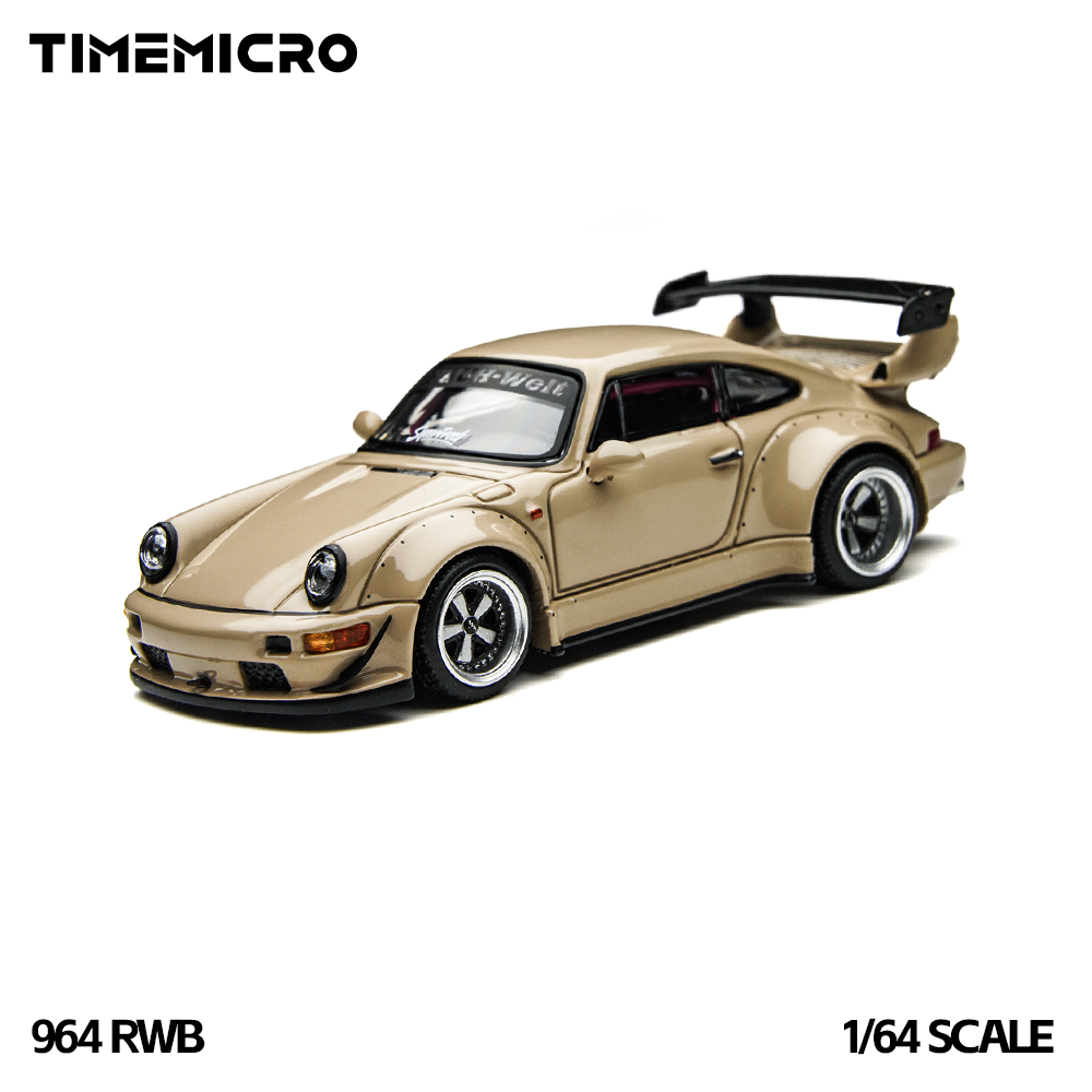 Model Kit Cars - TimeMicro1:64 RWB 964 Beige Gift Box