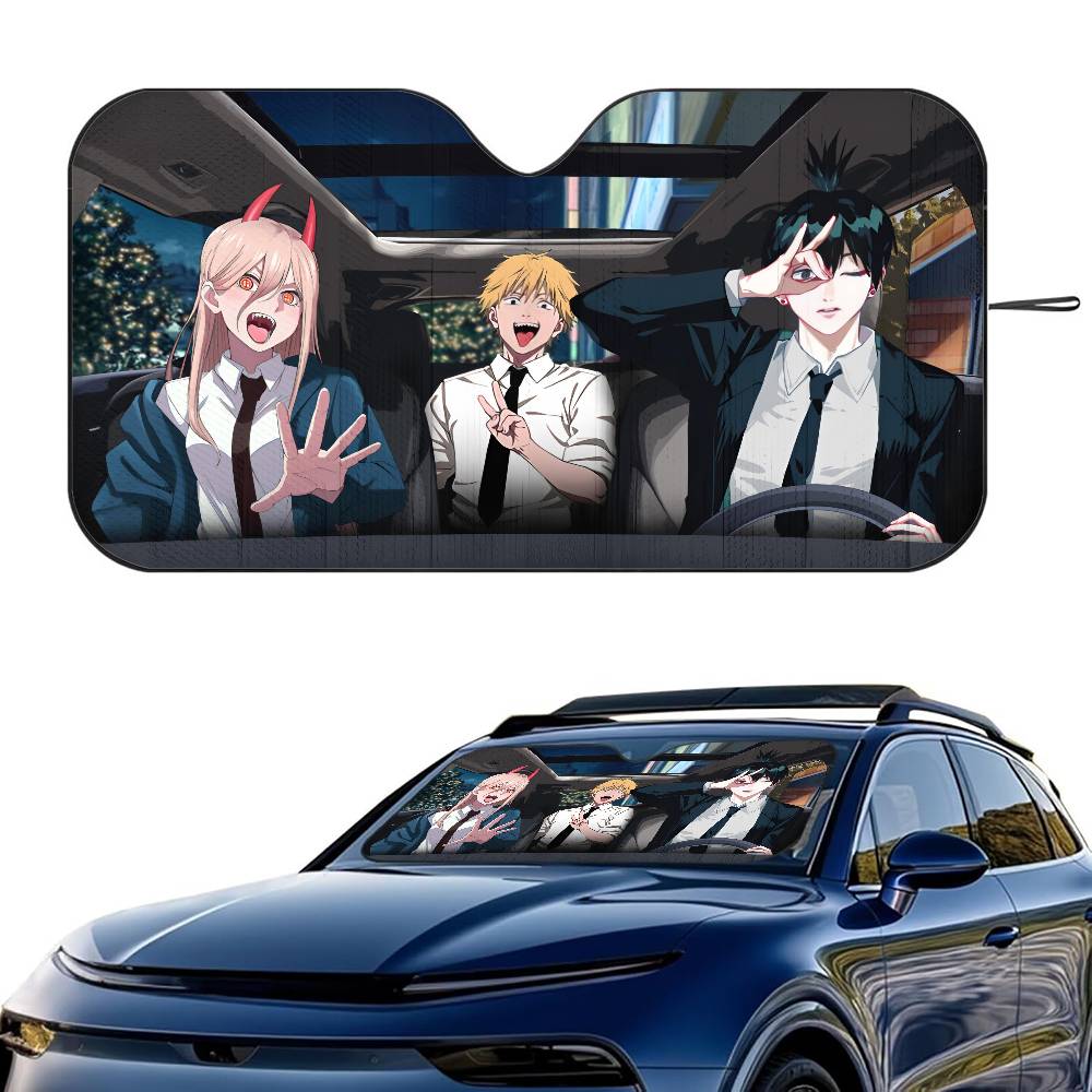 C-Chainsaw Man Anime Car SunSh - Model Kit Chainsaw Man review and price