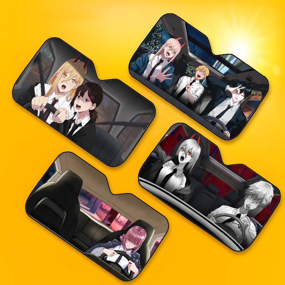 C-Chainsaw Man Anime Car SunSh - Model Kit Chainsaw Man review and price