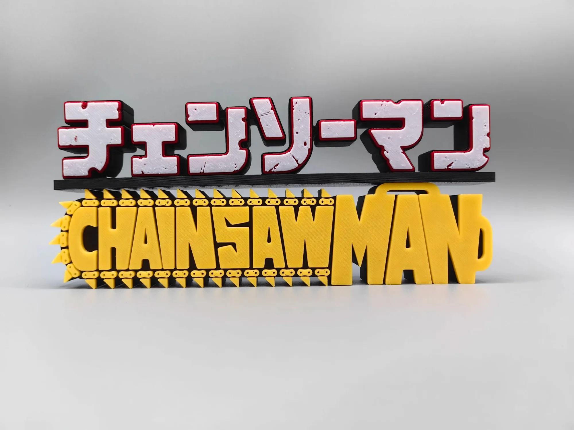 Anime Chainsaw Man 3D Logo Mod - Model Kit Chainsaw Man review and price