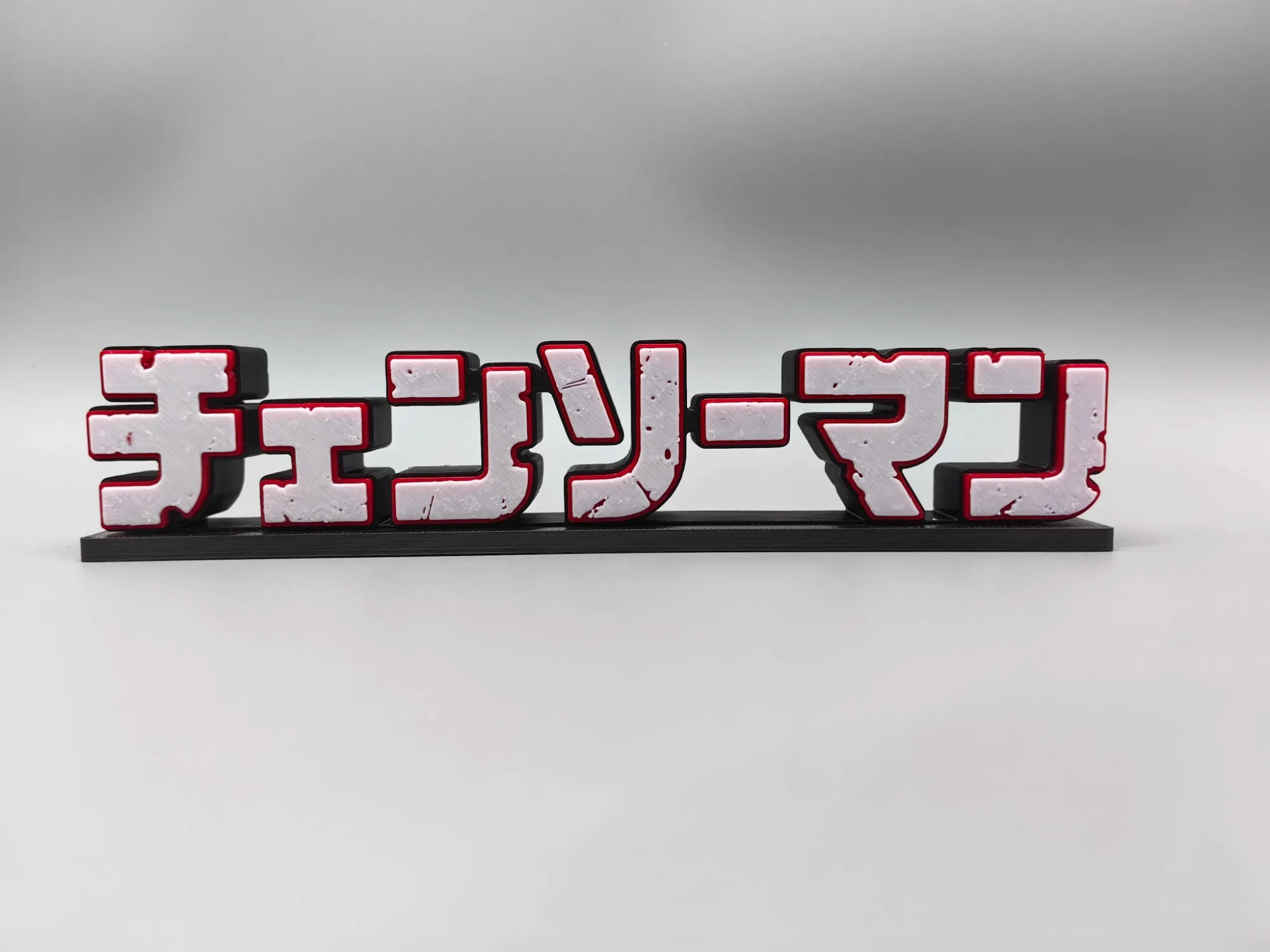 Anime Chainsaw Man 3D Logo Mod - Model Kit Chainsaw Man review and price