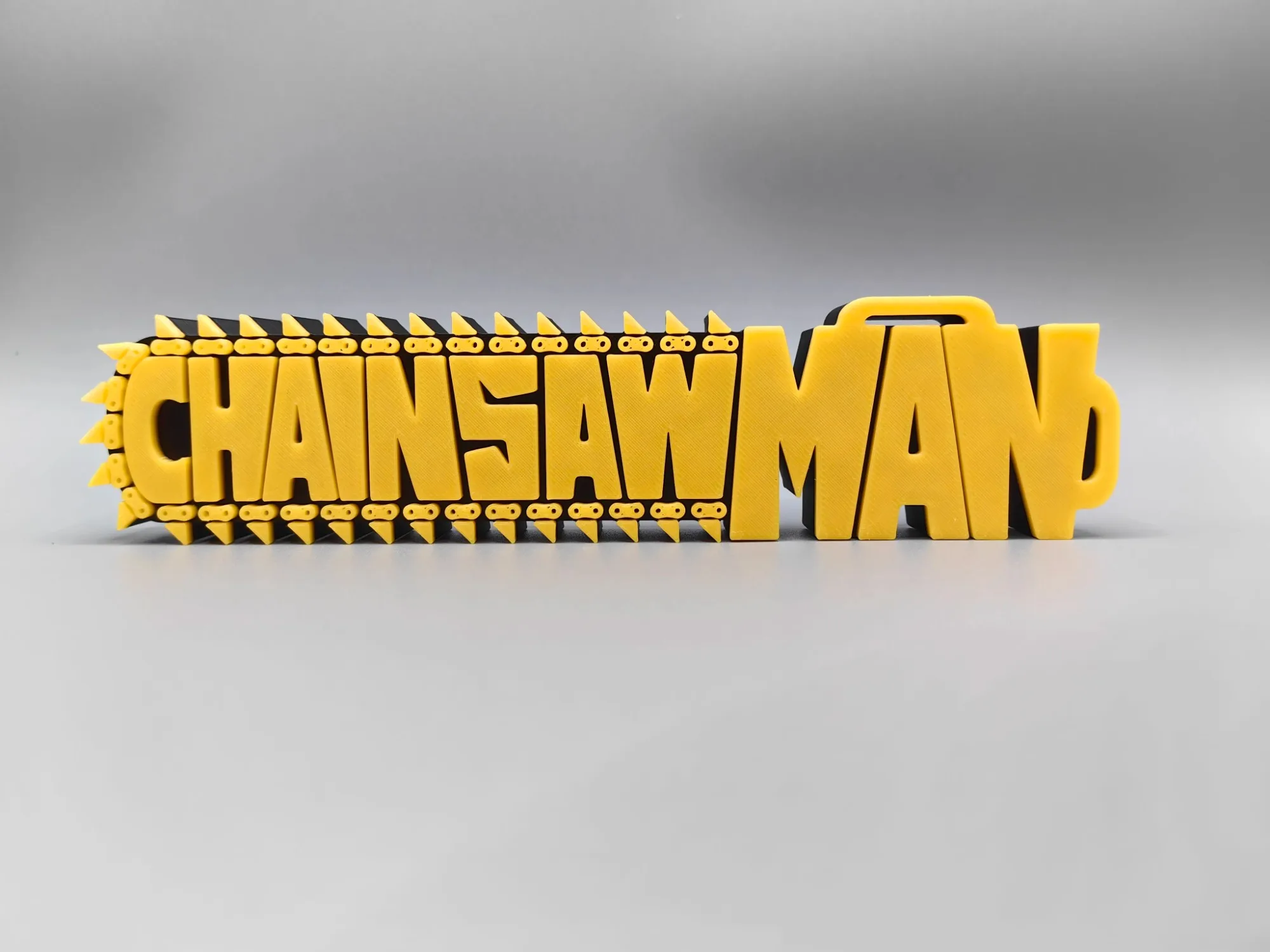 Anime Chainsaw Man 3D Logo Mod - Model Kit Chainsaw Man review and price