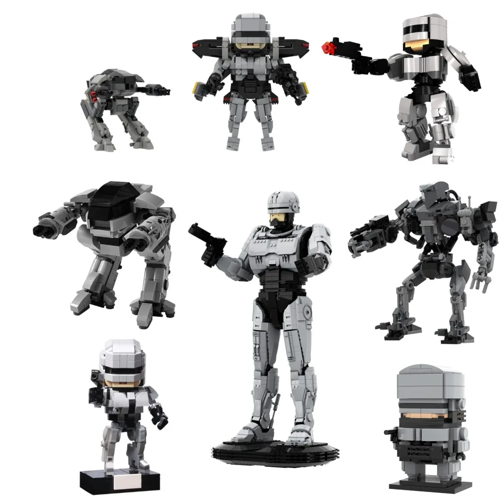 MOC Movie MechWarrior RoboCope - Model Kit Robocop review and price