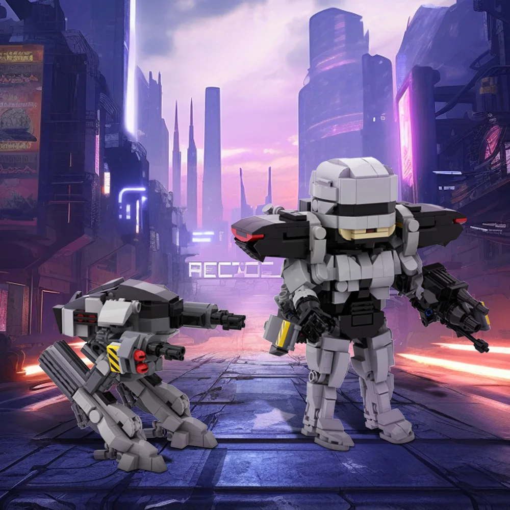 MOC Movie MechWarrior RoboCope - Model Kit Robocop review and price