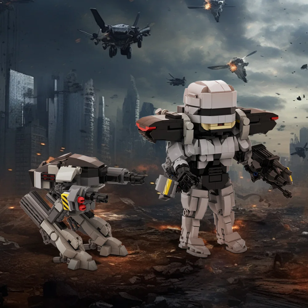 MOC Movie MechWarrior RoboCope - Model Kit Robocop review and price