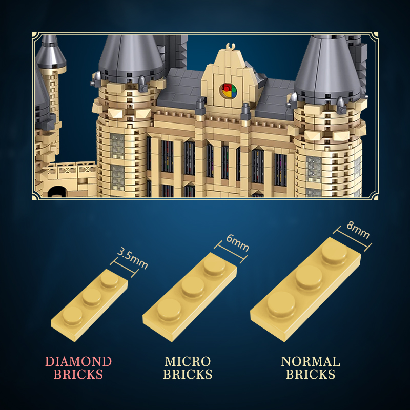 6000Pcs Medieval Magic Castle  - Model Kit Harry Potter review and price